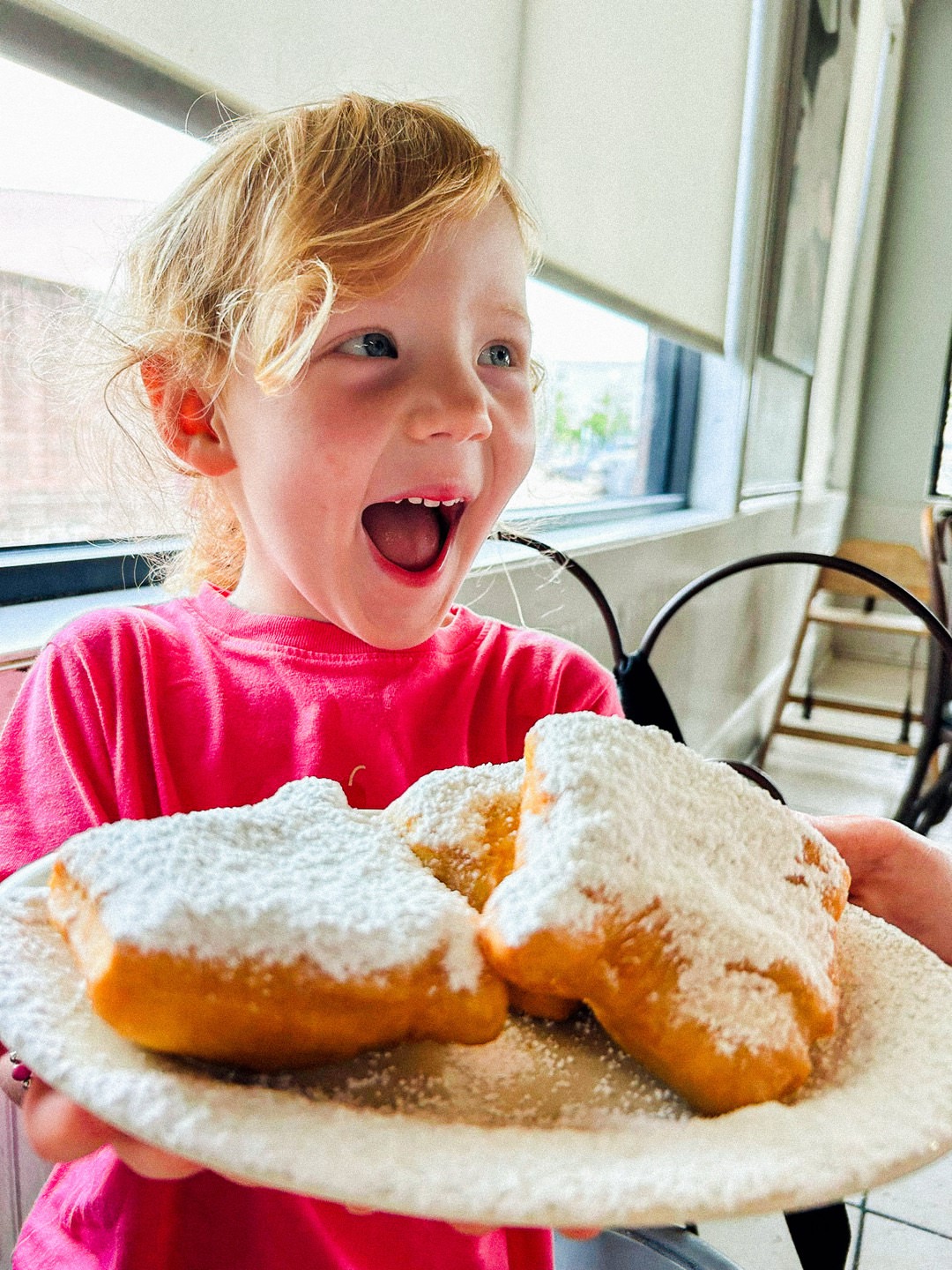 photo of Ellie with more sugar than she can handle in Baton Rouge, LA