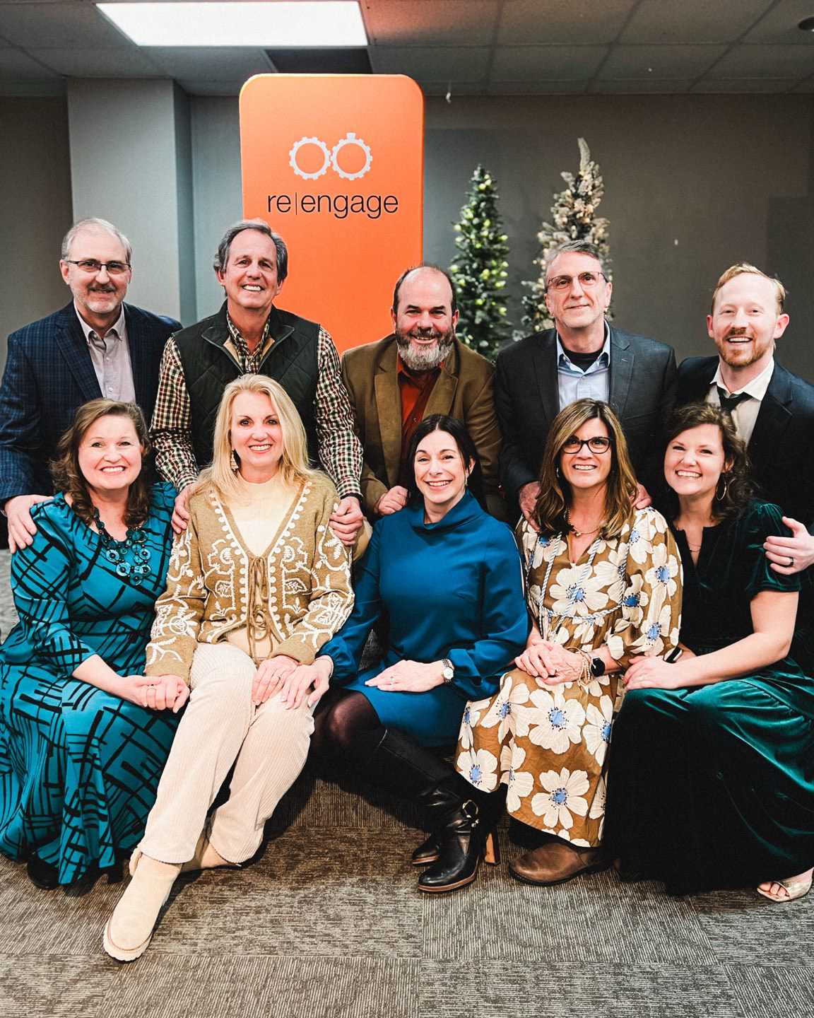 photo of our re-engage marriage class at our celebration dinner at end of the semester